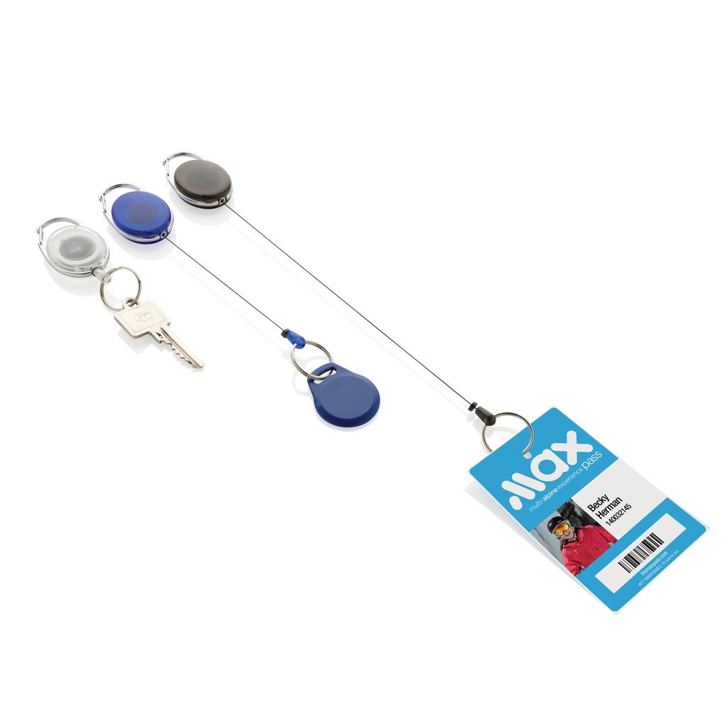 Breloc cu clemă tip roller blue