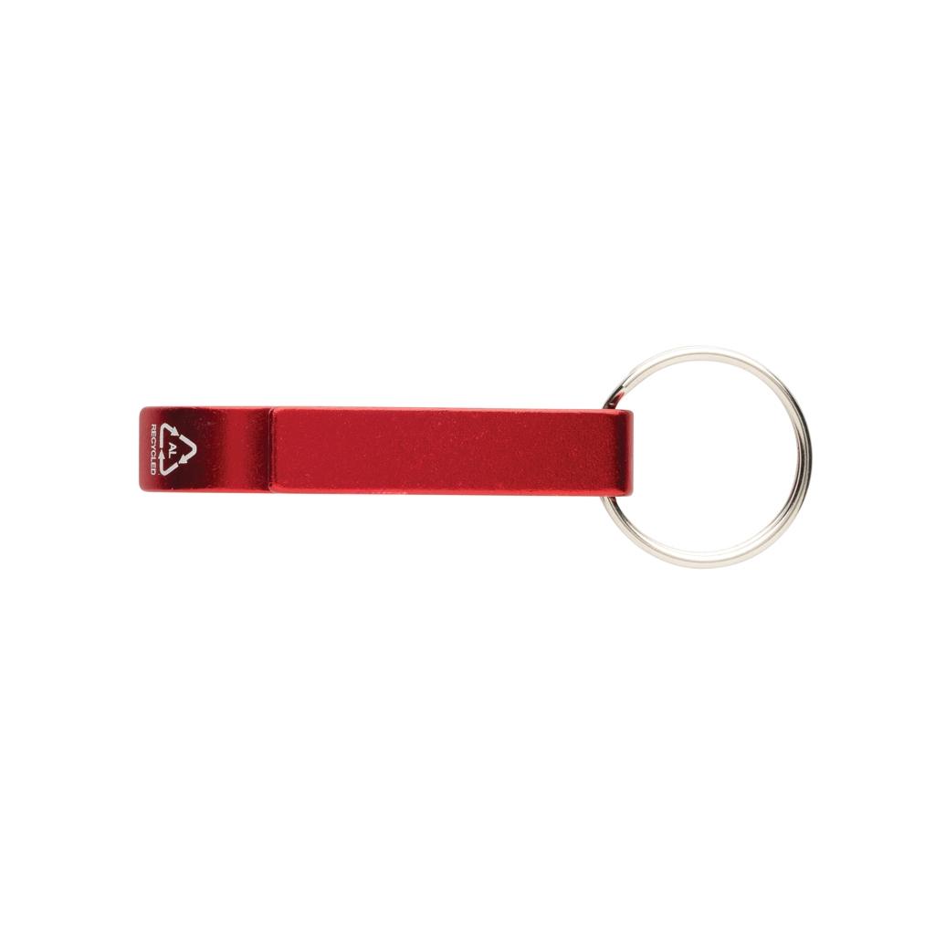 RCS recycled aluminum bottle and can opener red