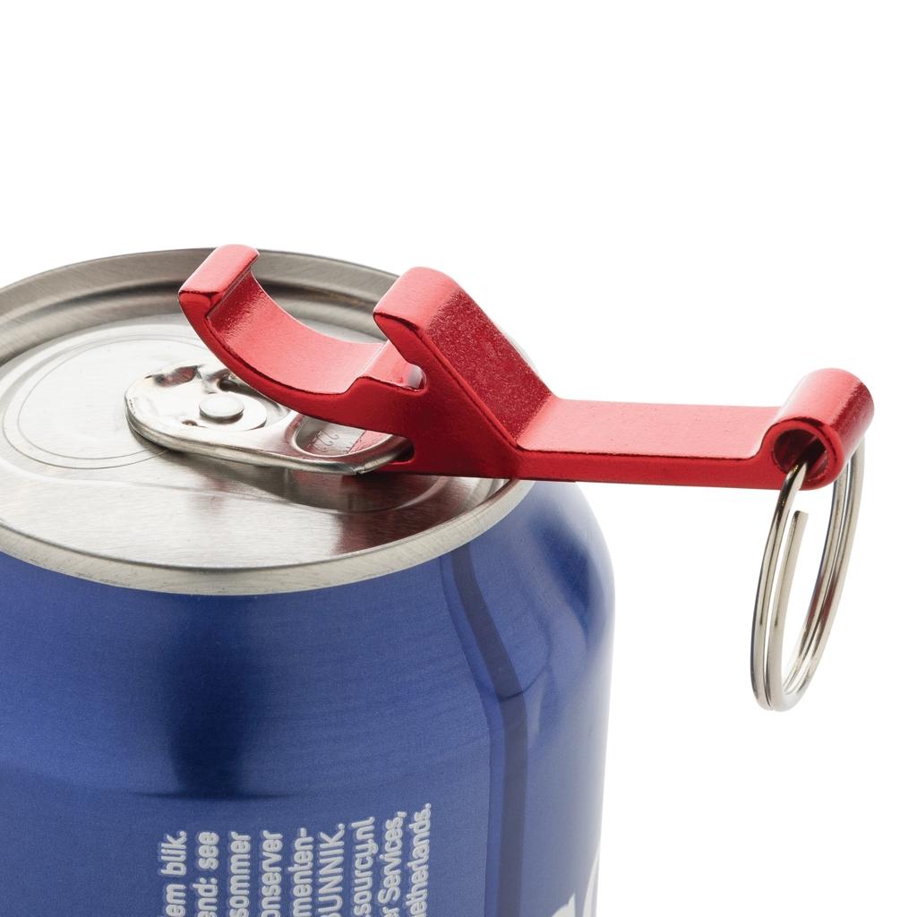 RCS recycled aluminum bottle and can opener red