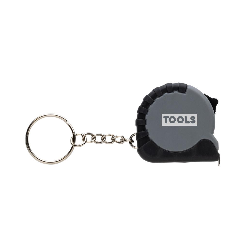 MeasureMate RCS reycled ABS 1 meter tape keychain grey