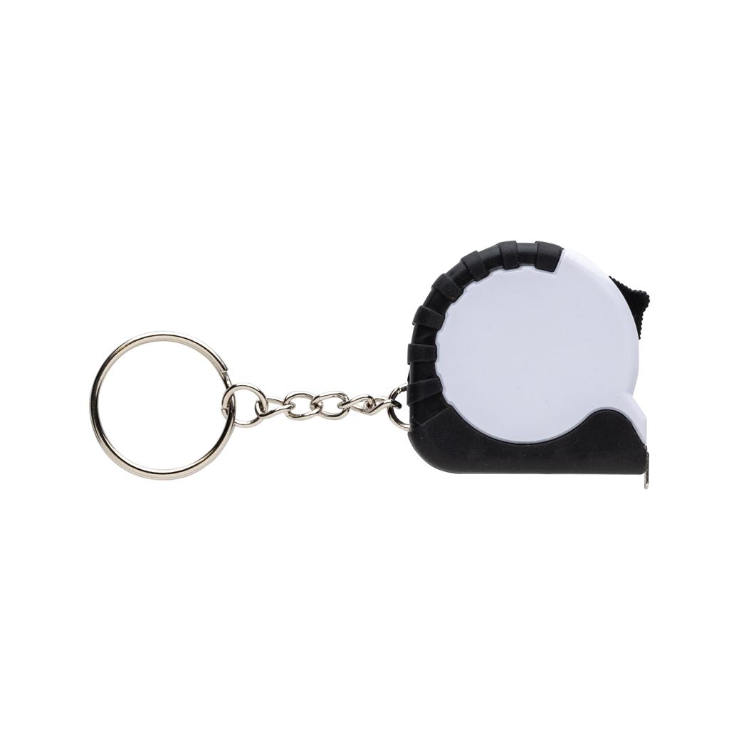 MeasureMate RCS reycled ABS 1 meter tape keychain transparent