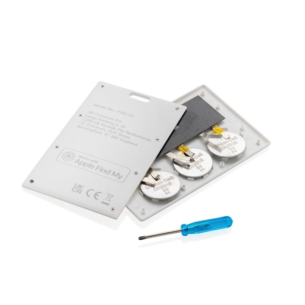 Findcard RCS recycled plastic item finder card transparent