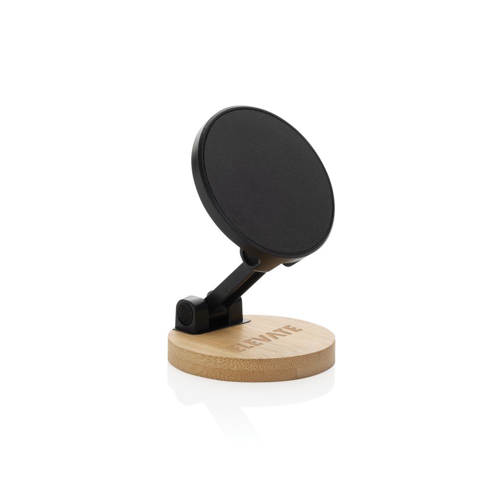 Magmount RCS recycled plastic and bamboo phone stand black
