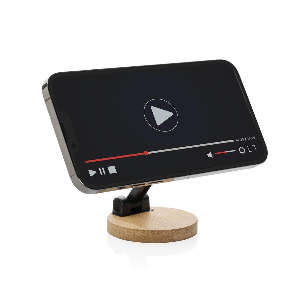 Magmount RCS recycled plastic and bamboo phone stand black