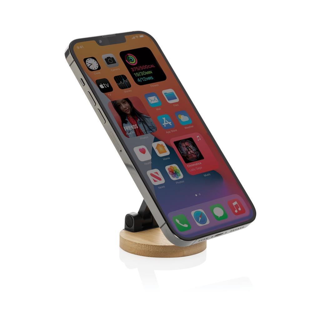Magmount RCS recycled plastic and bamboo phone stand black