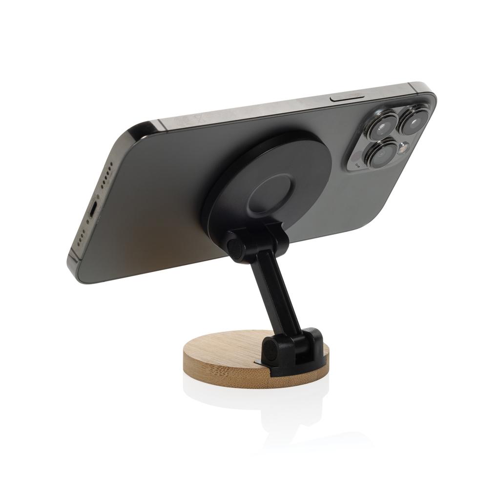 Magmount RCS recycled plastic and bamboo phone stand black