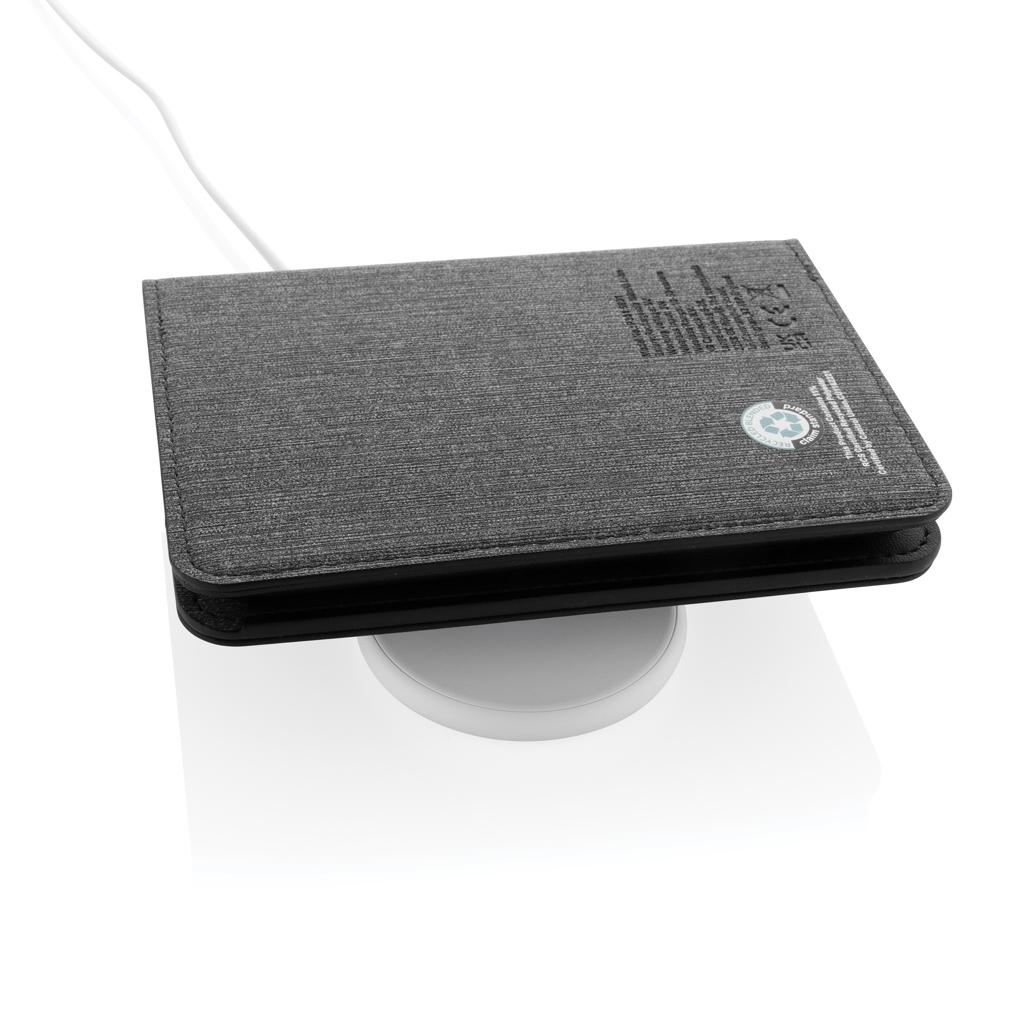 Trackmate RCS rpolyester passport holder worldwide locating black