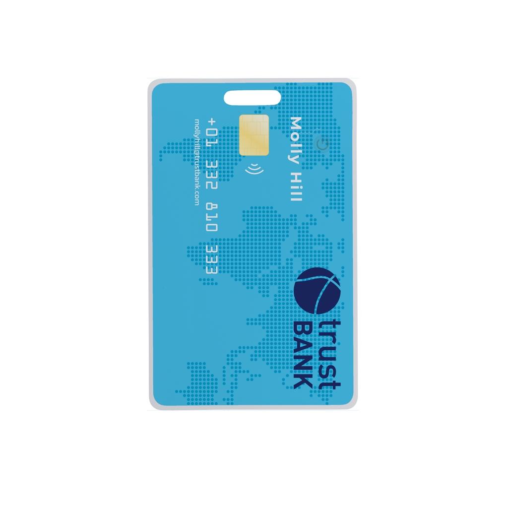 Findit RCS rplastic ultra-thin finder card rechargeable transparent