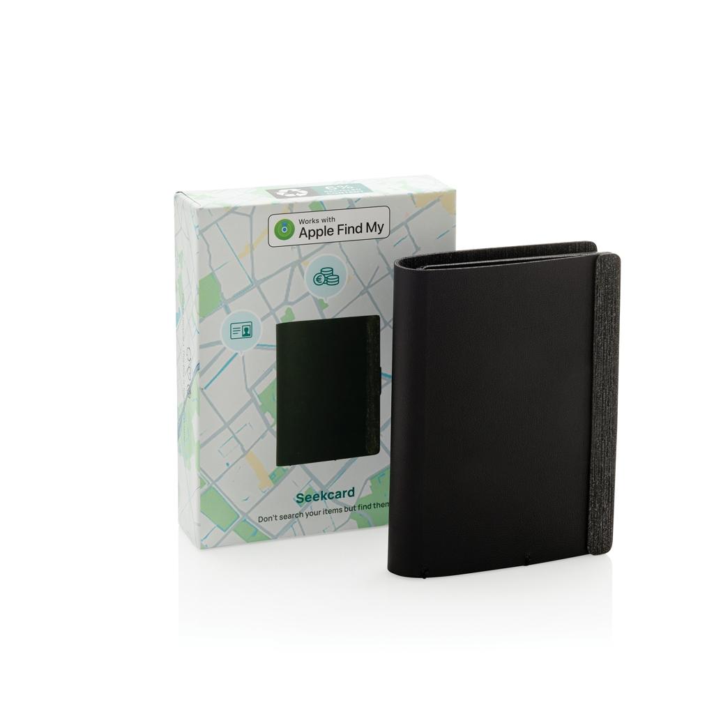 Seekcard RCS rpolyester card wallet with worldwide locating black