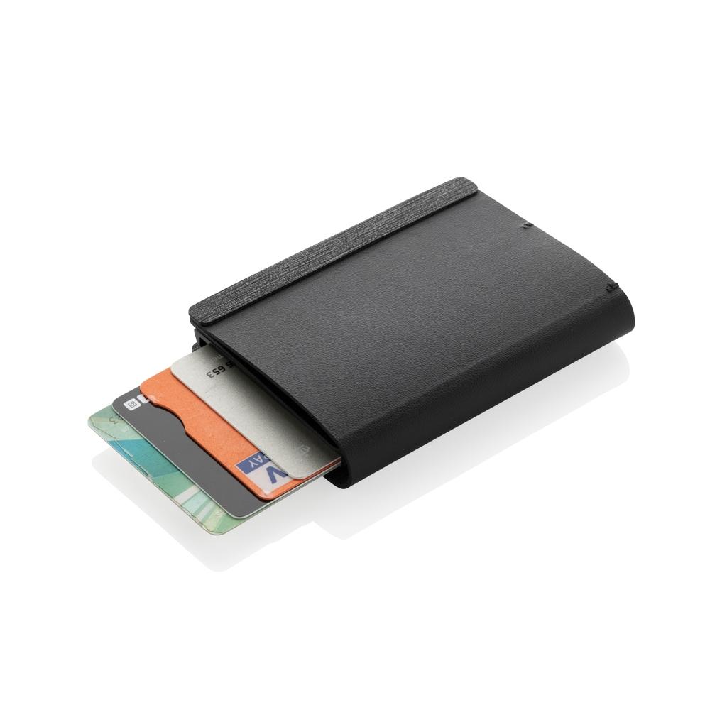 Seekcard RCS rpolyester card wallet with worldwide locating black