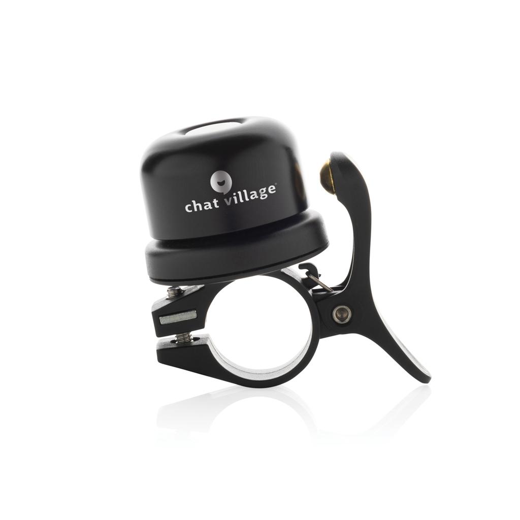 Pedalfinder bike bell with worldwide locating black
