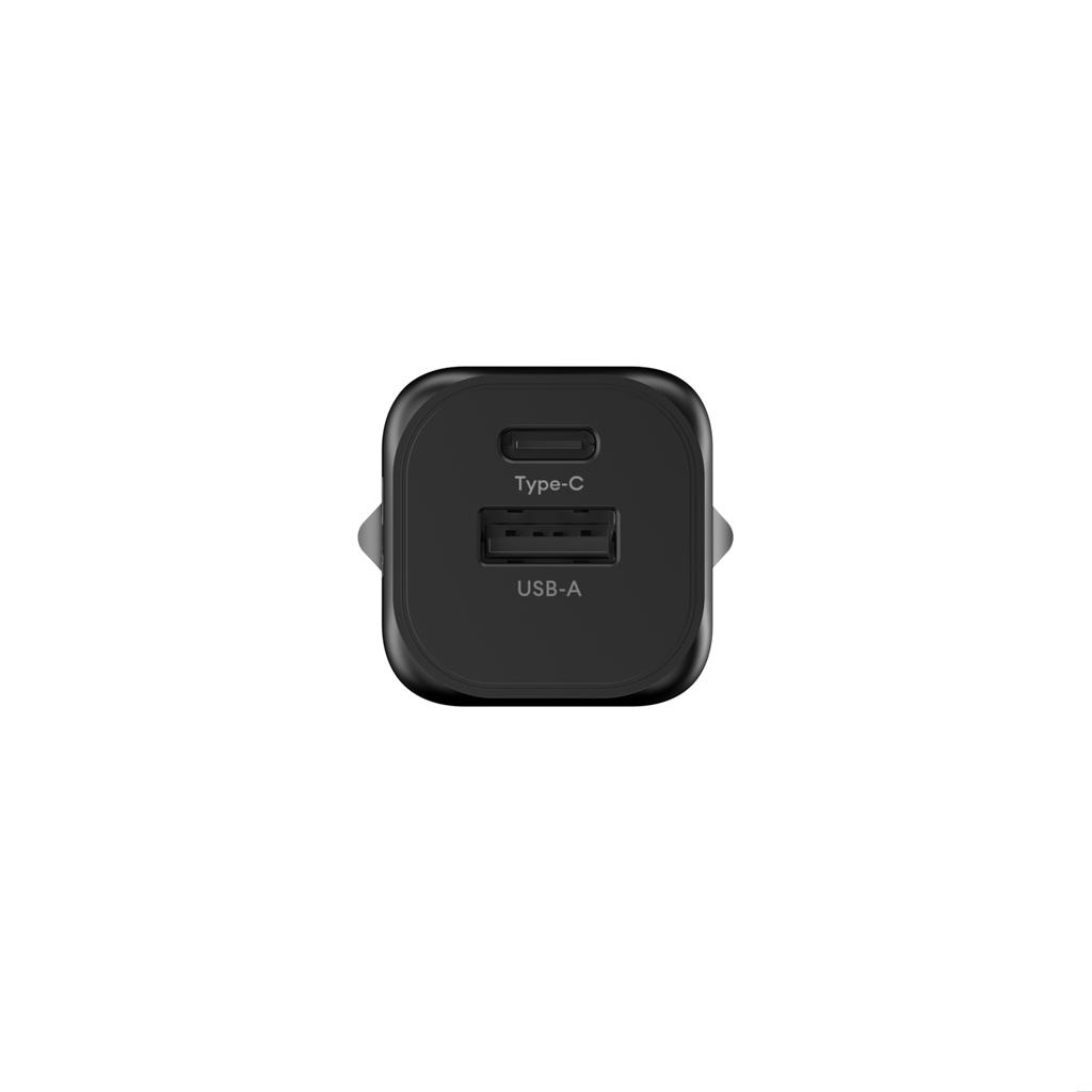Urban Vitamin Monterey RCS recycled plastic 20W GAN charger black