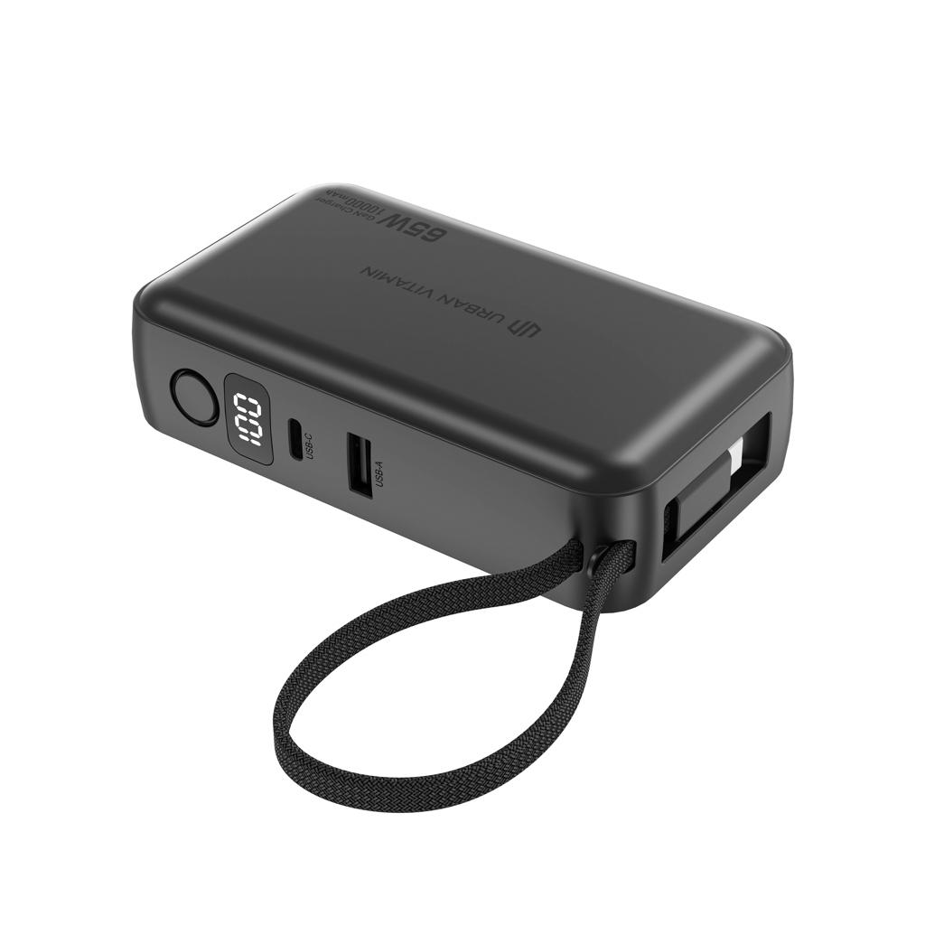 Urban Vitamin Eureka hybrid GANcharger 10000mah powerbank65W black