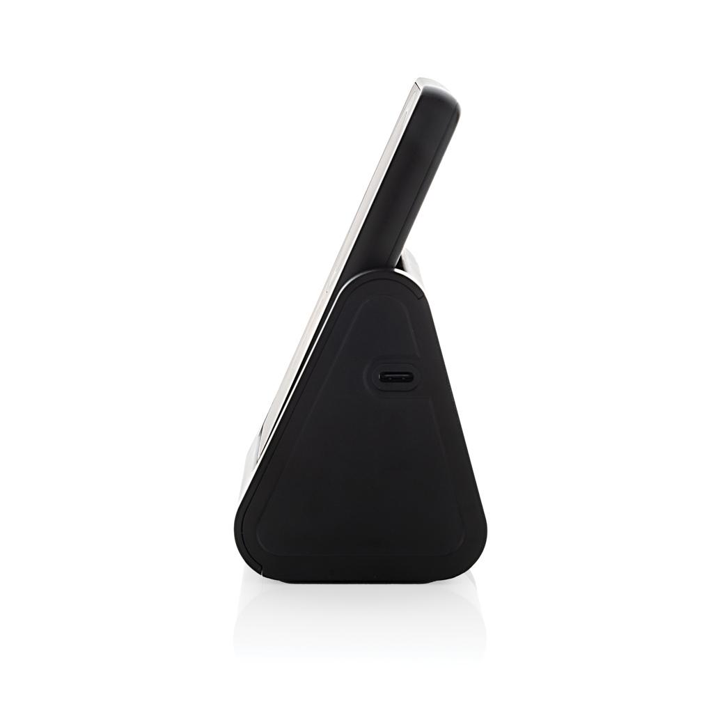 Powerbase RCS recycled plastic 3 in 1 charger with powerbank black