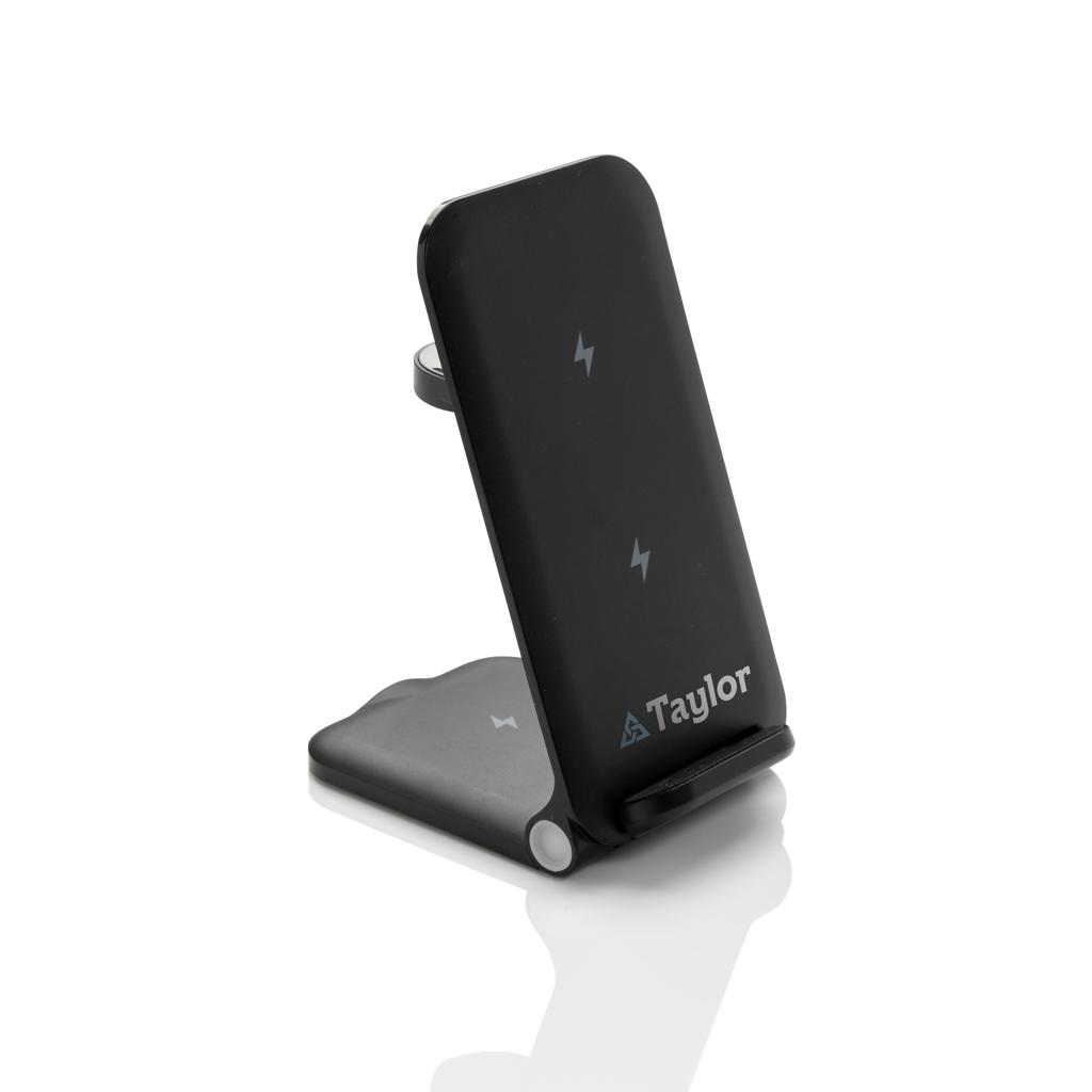 Powerpal 3 in 1 RCS recycled plastic 15W charger black