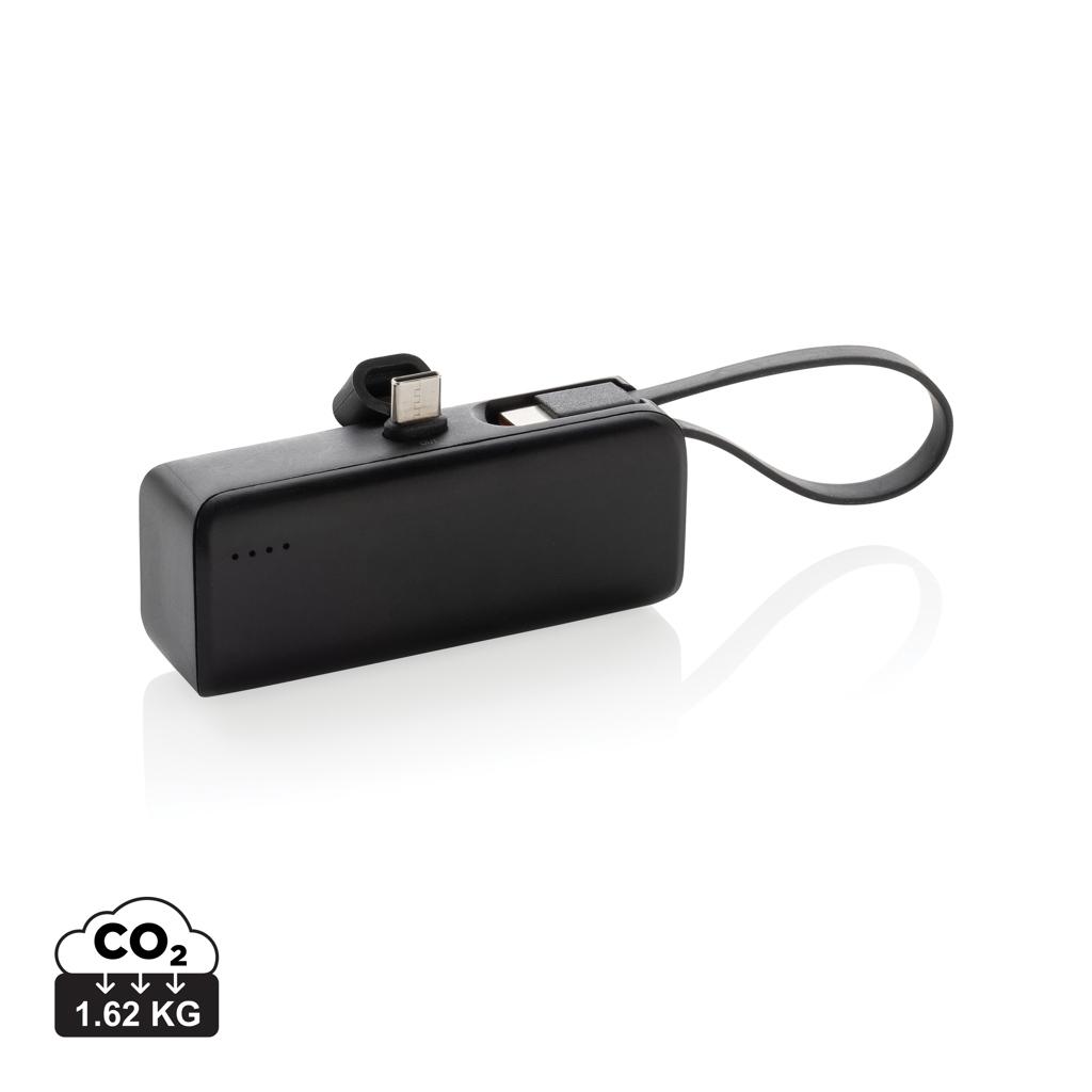 Powerlink RCS rplastic 3000 mah powerbank USB C connector black