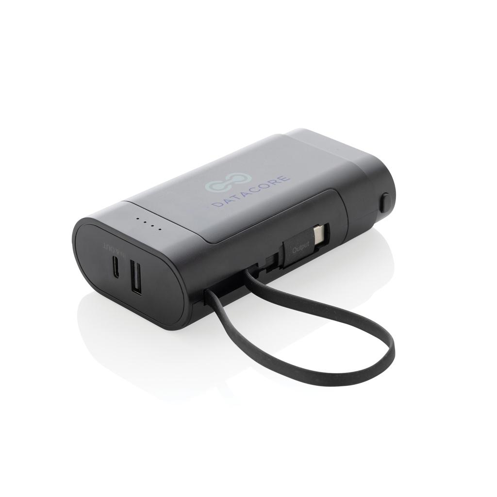CycleCell 10,000 mah removable battery powerbank black