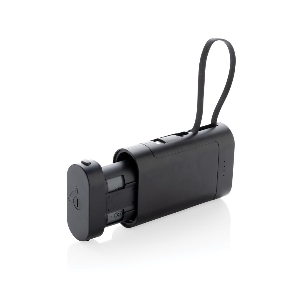 CycleCell 10,000 mah removable battery powerbank black
