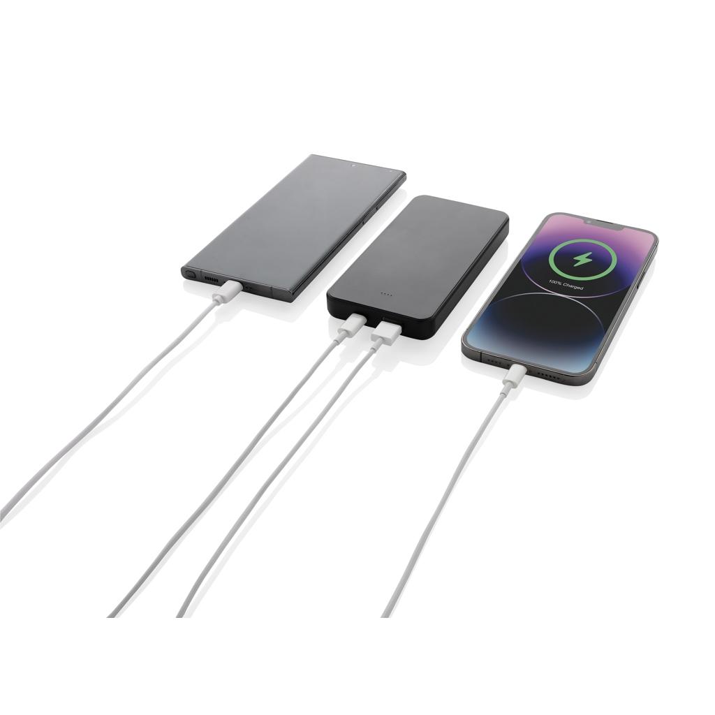 Boostcore RCS recycled plastic powerbank 10.000mAh USB C black
