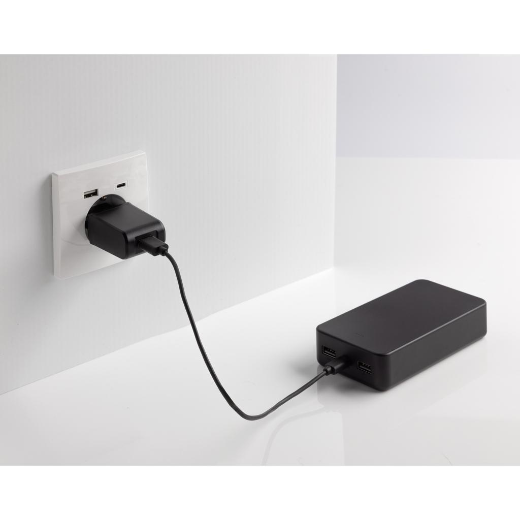 Boostcore RCS recycled plastic powerbank 20.000mAh USB C black