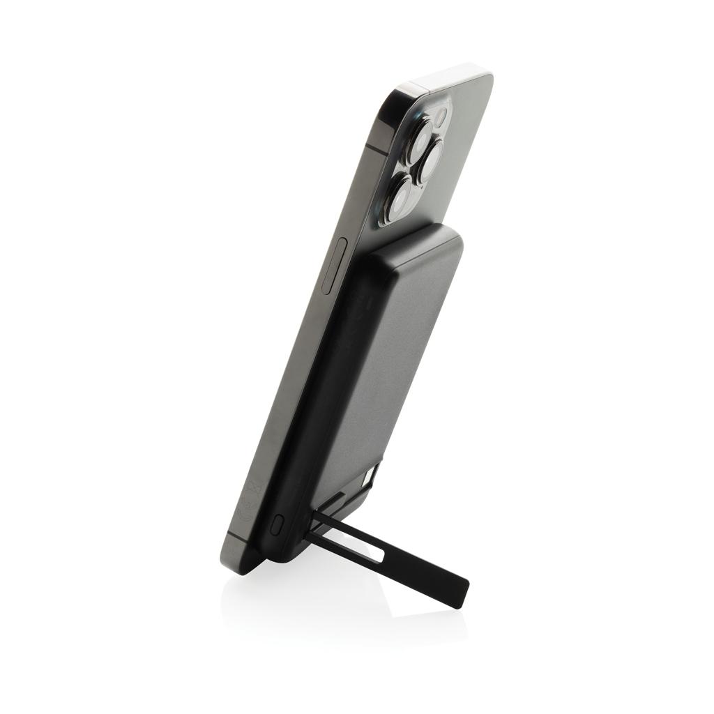 Zen RCS rplastic 5000 mah 5W magnetic bamboo powerbank black