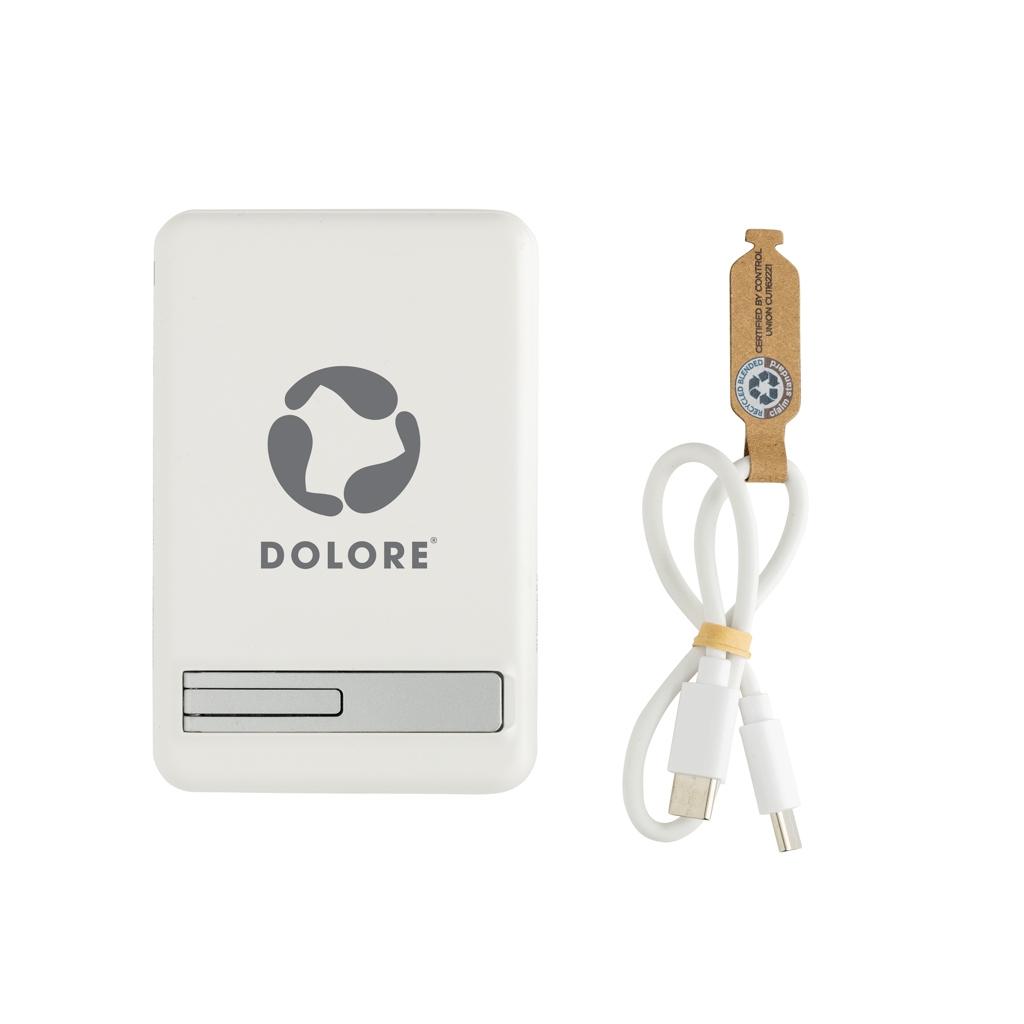 Zen RCS rplastic 5000 mah 5W magnetic bamboo powerbank transparent