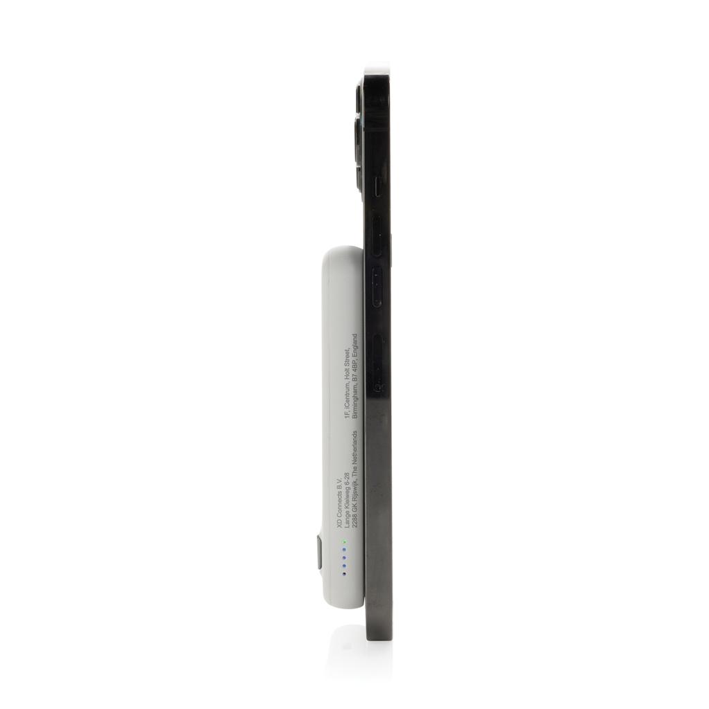 Zen RCS rplastic 5000 mah 5W magnetic bamboo powerbank transparent