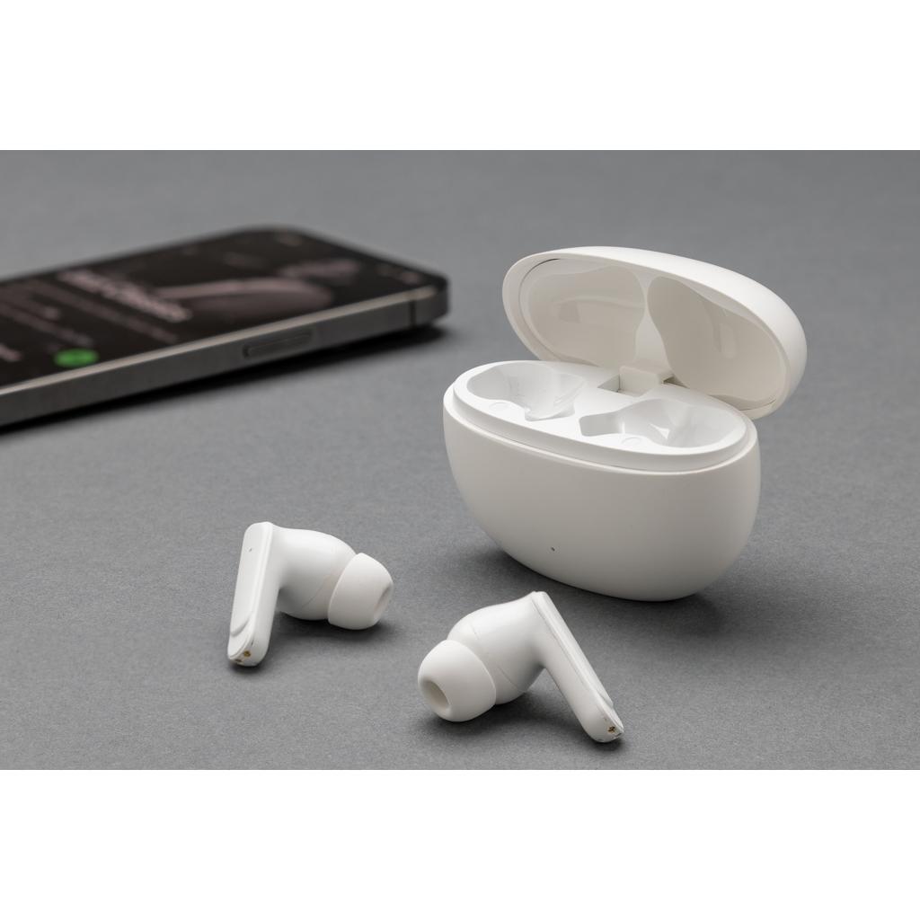Prolink RCS recycled plastic hybrid ANC/ENC earbud transparent
