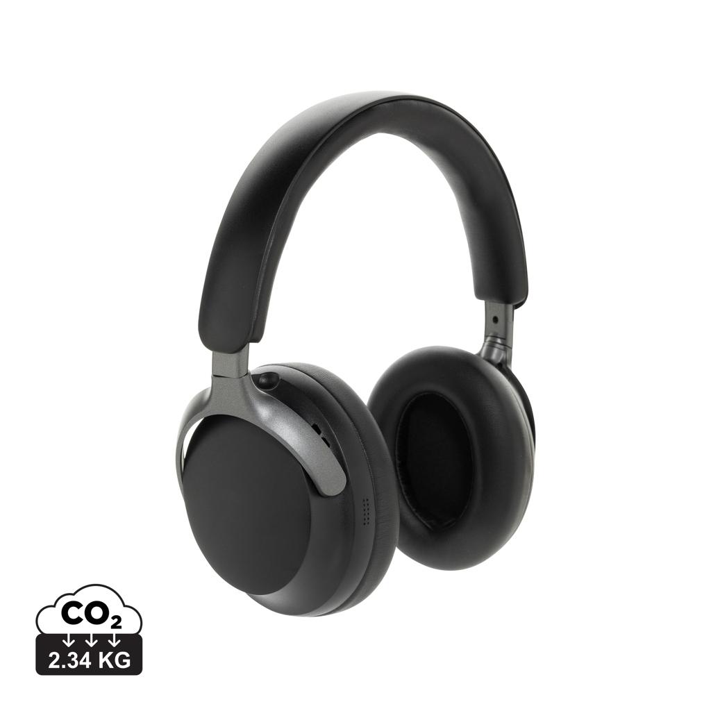Soundpro RCS recycled plastic ANC headphone black