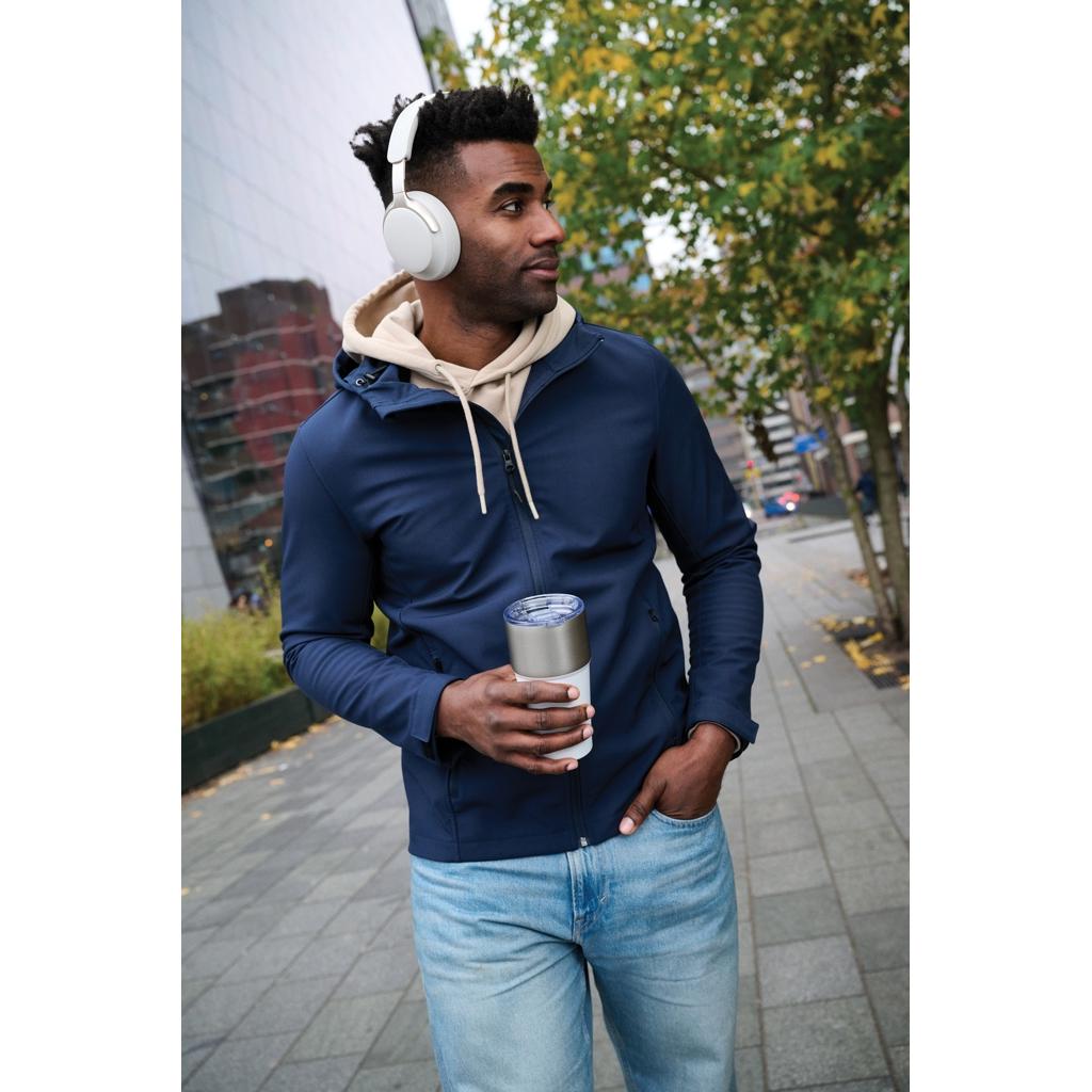 Soundpro RCS recycled plastic ANC headphone white