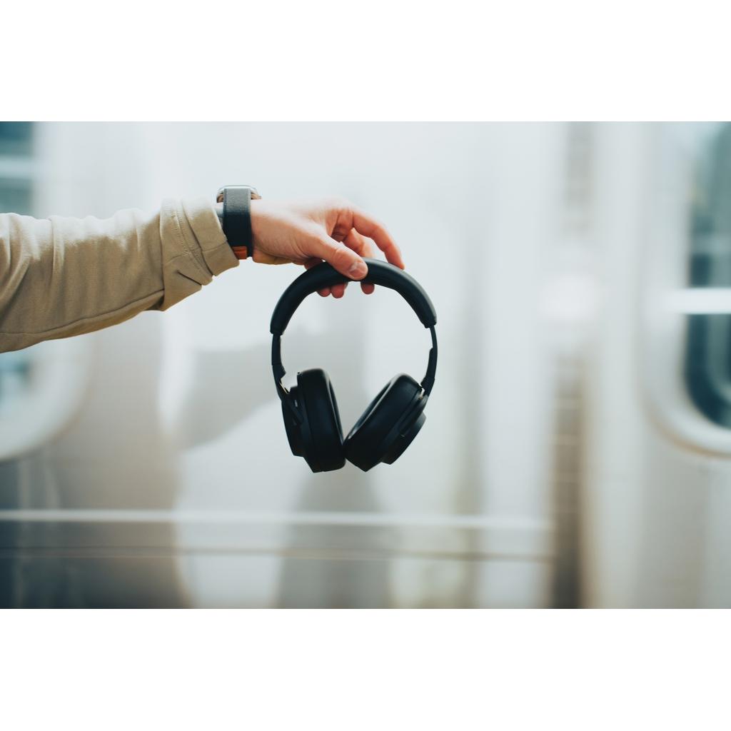 Irvine RCS recycled and repairable ANC wireless headphone black