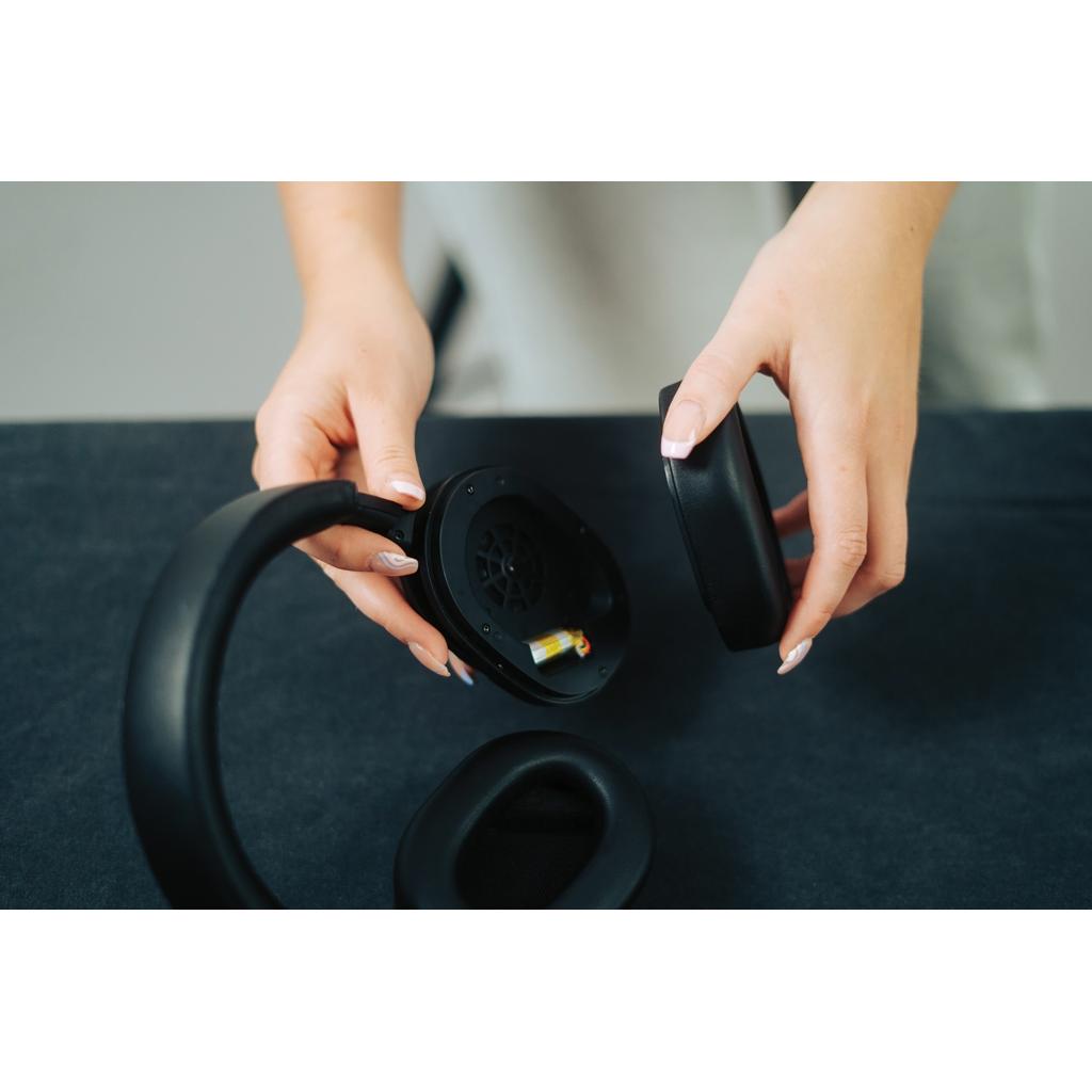 Irvine RCS recycled and repairable ANC wireless headphone black