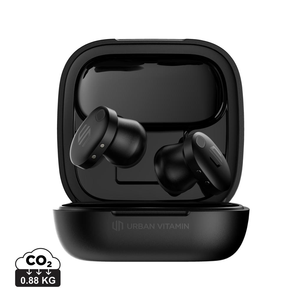 Lakewood RCS recycled and repairable wireless earbuds black
