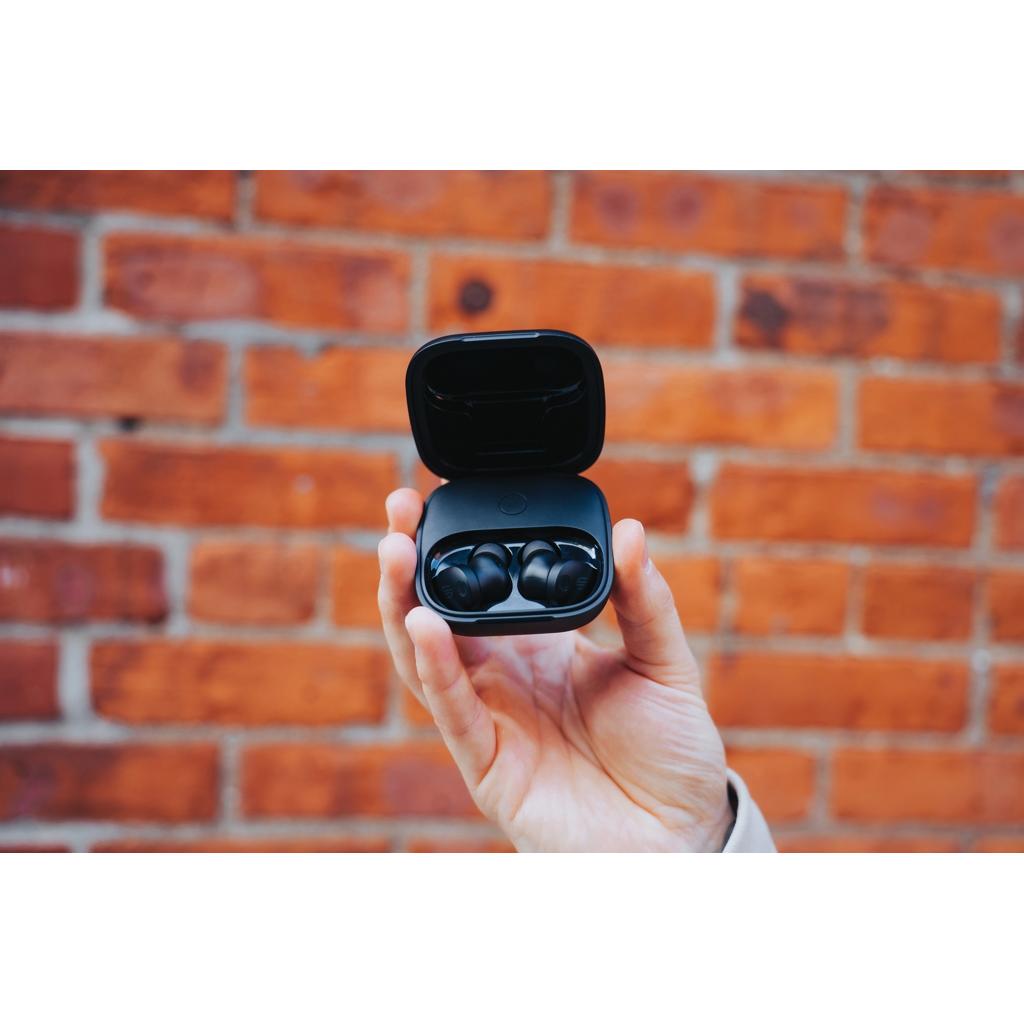 Lakewood RCS recycled and repairable wireless earbuds black