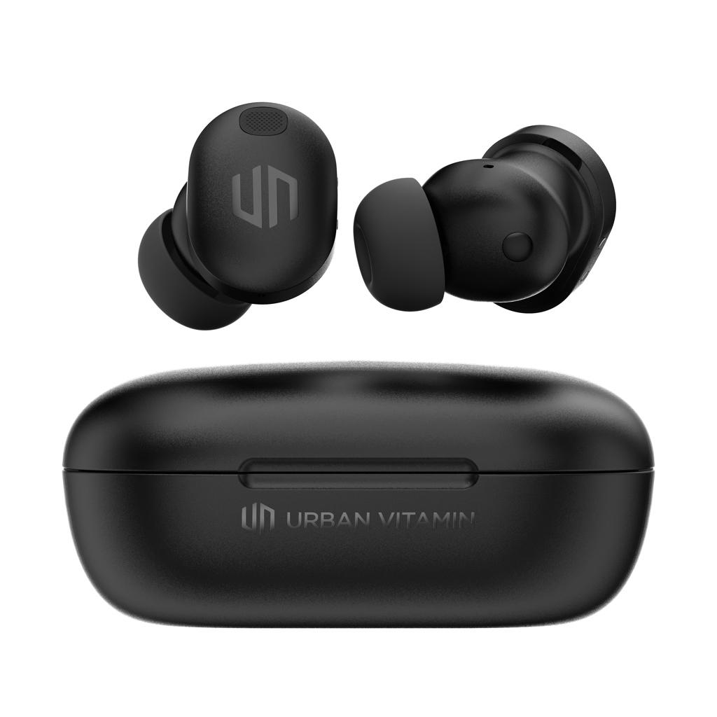 Lakewood RCS recycled and repairable wireless earbuds black