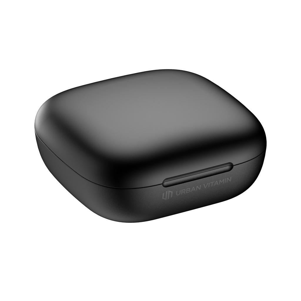 Lakewood RCS recycled and repairable wireless earbuds black