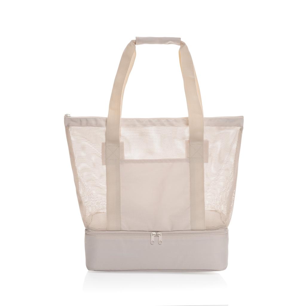 Iqlo Aware™ RPET 2-in-1 cooler tote beige