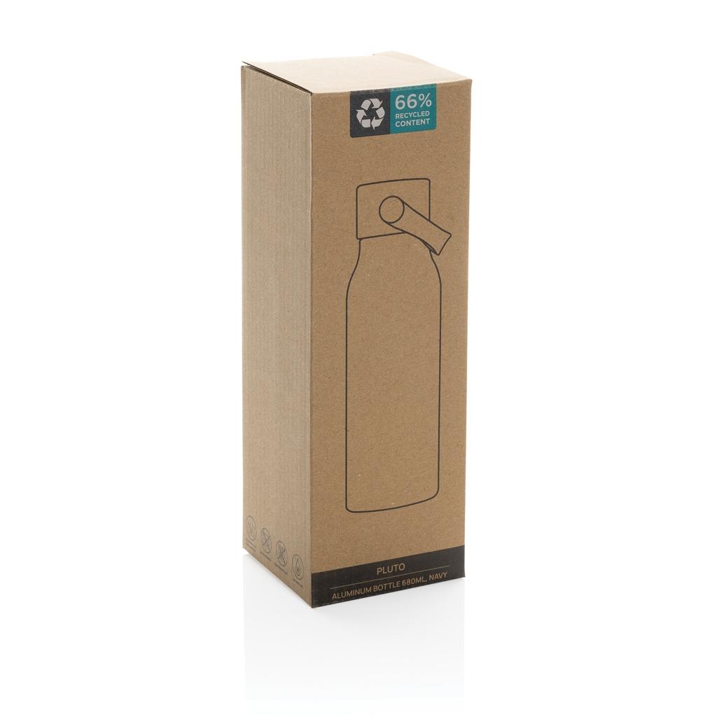 Pluto RCS Certified recycled aluminium bottle 680ml navy