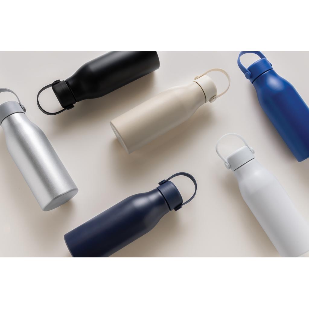 Pluto RCS Certified recycled aluminium bottle 680ml off white