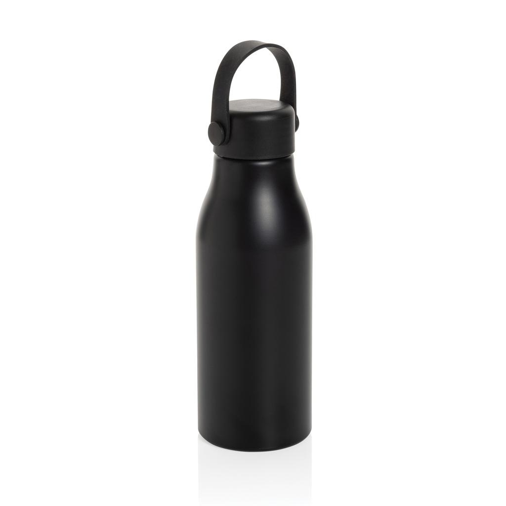 Pluto RCS Certified recycled aluminium bottle 680ml black