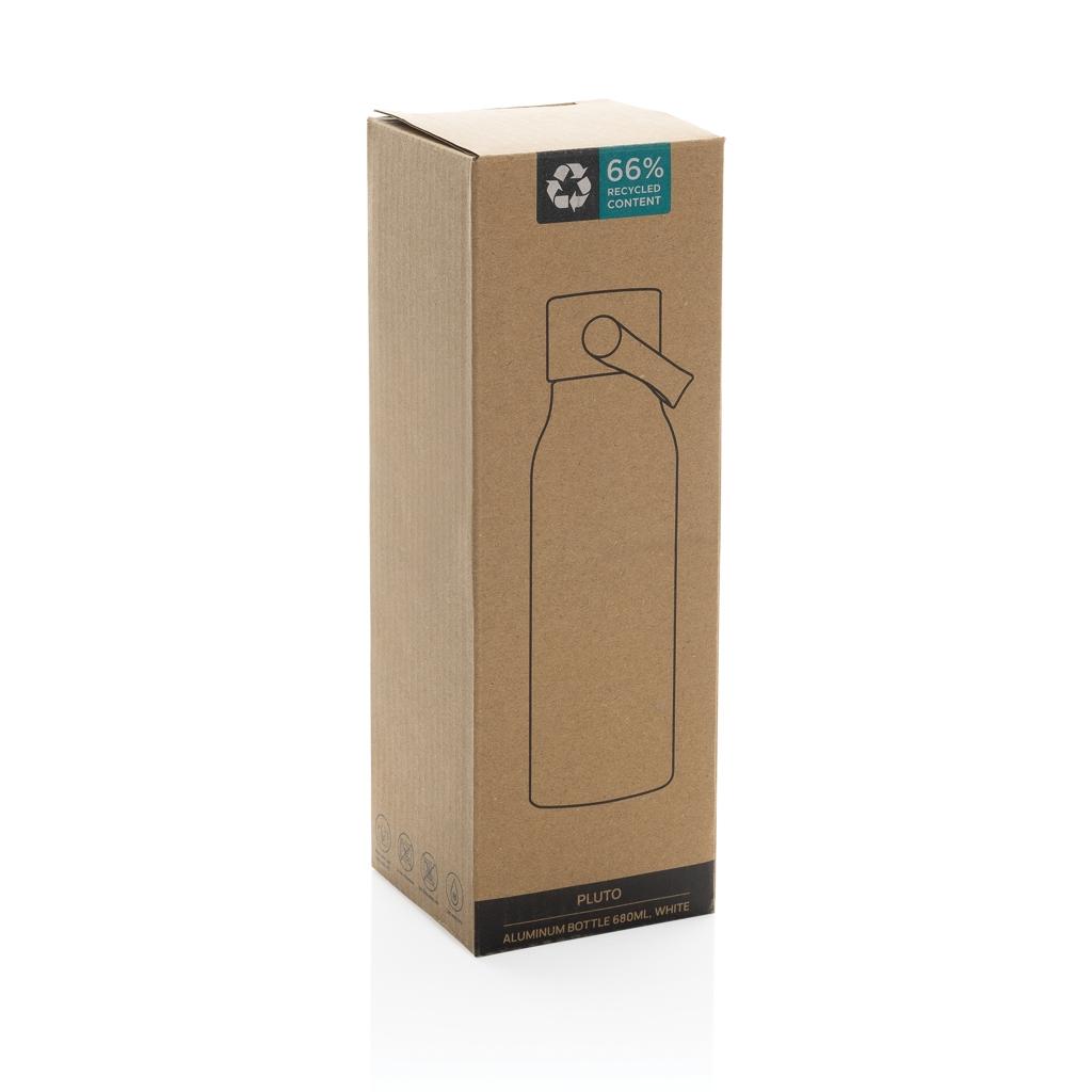 Pluto RCS Certified recycled aluminium bottle 680ml transparent