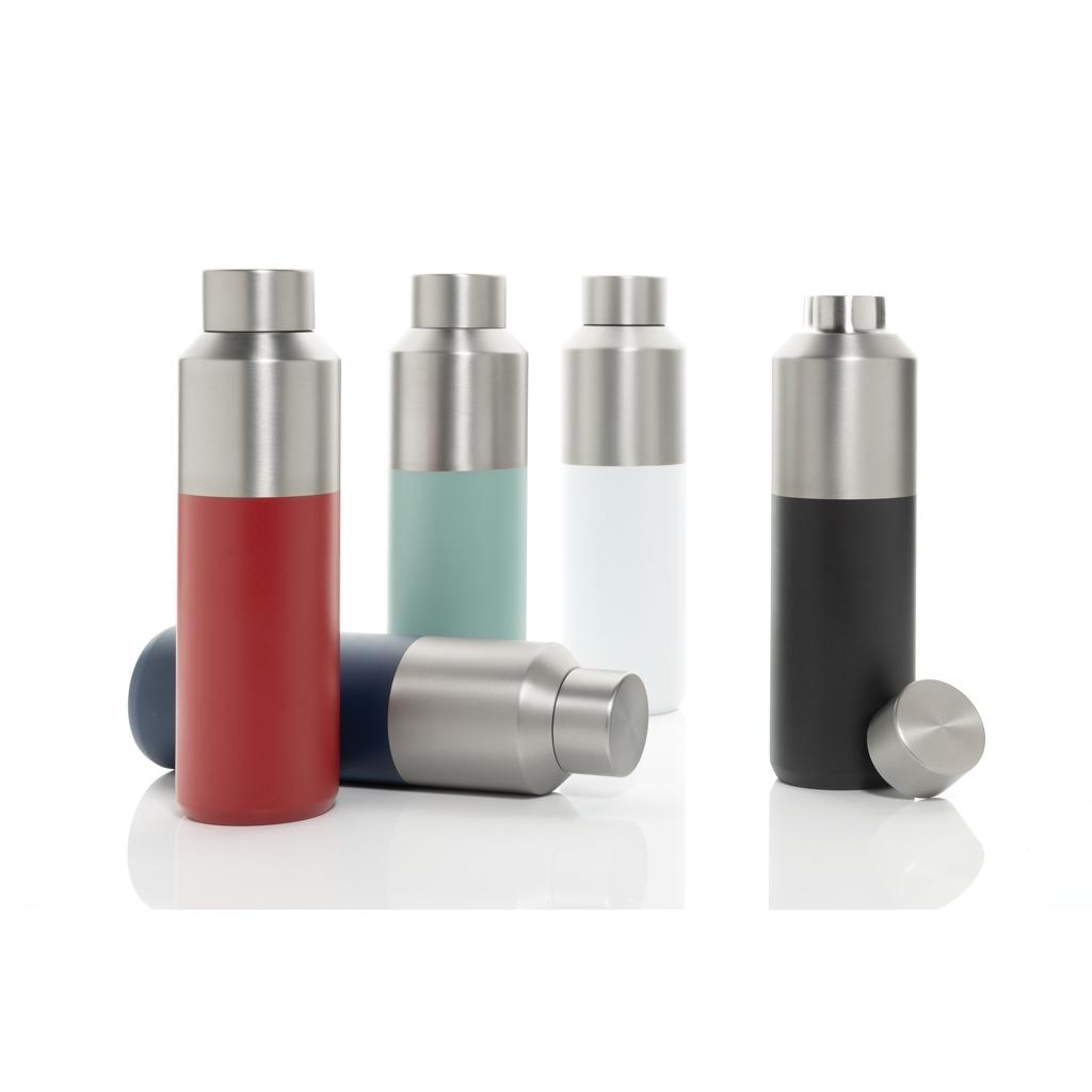 Fluid RCS certified recycled steel water bottle 600ml black