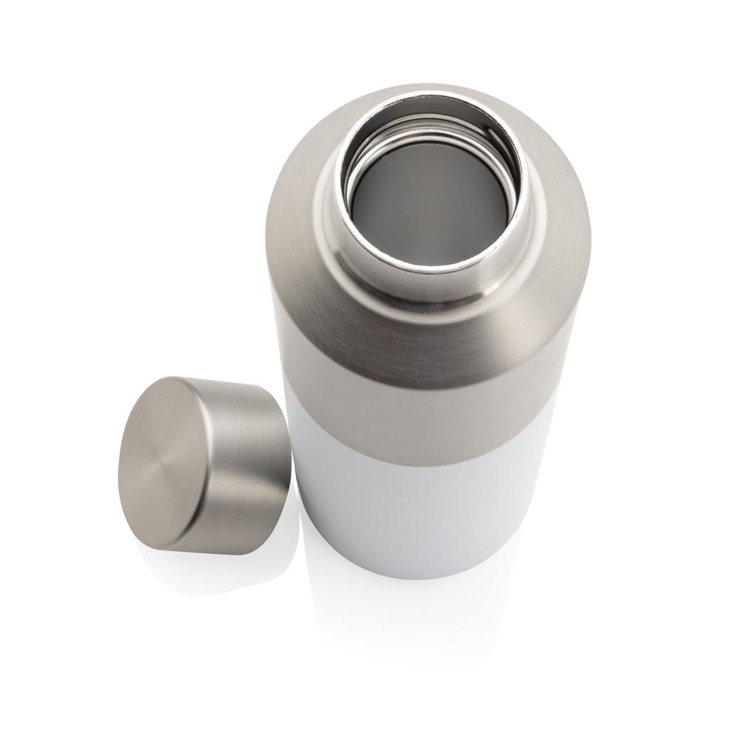 Fluid RCS certified recycled steel water bottle 600ml transparent