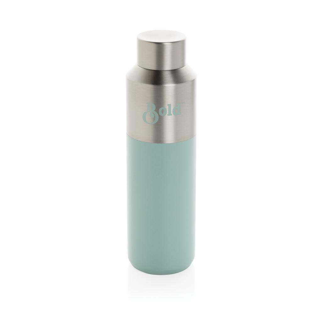 Fluid RCS certified recycled steel water bottle 600ml green