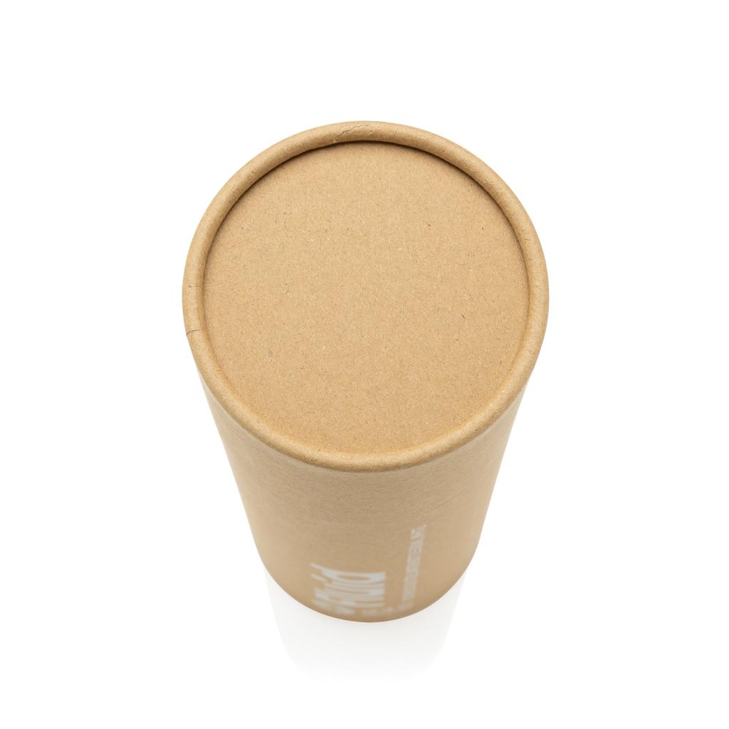 Fluid RCS certified recycled steel water bottle 600ml red