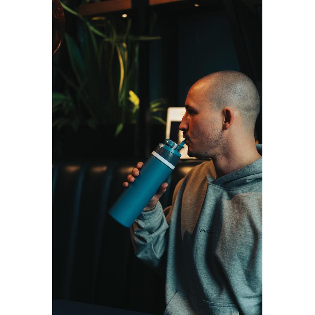 Omni Sip RCS certified re-steel lockable bottle 700ml black