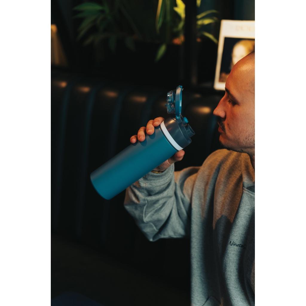 Omni Sip RCS certified re-steel lockable bottle 700ml blue