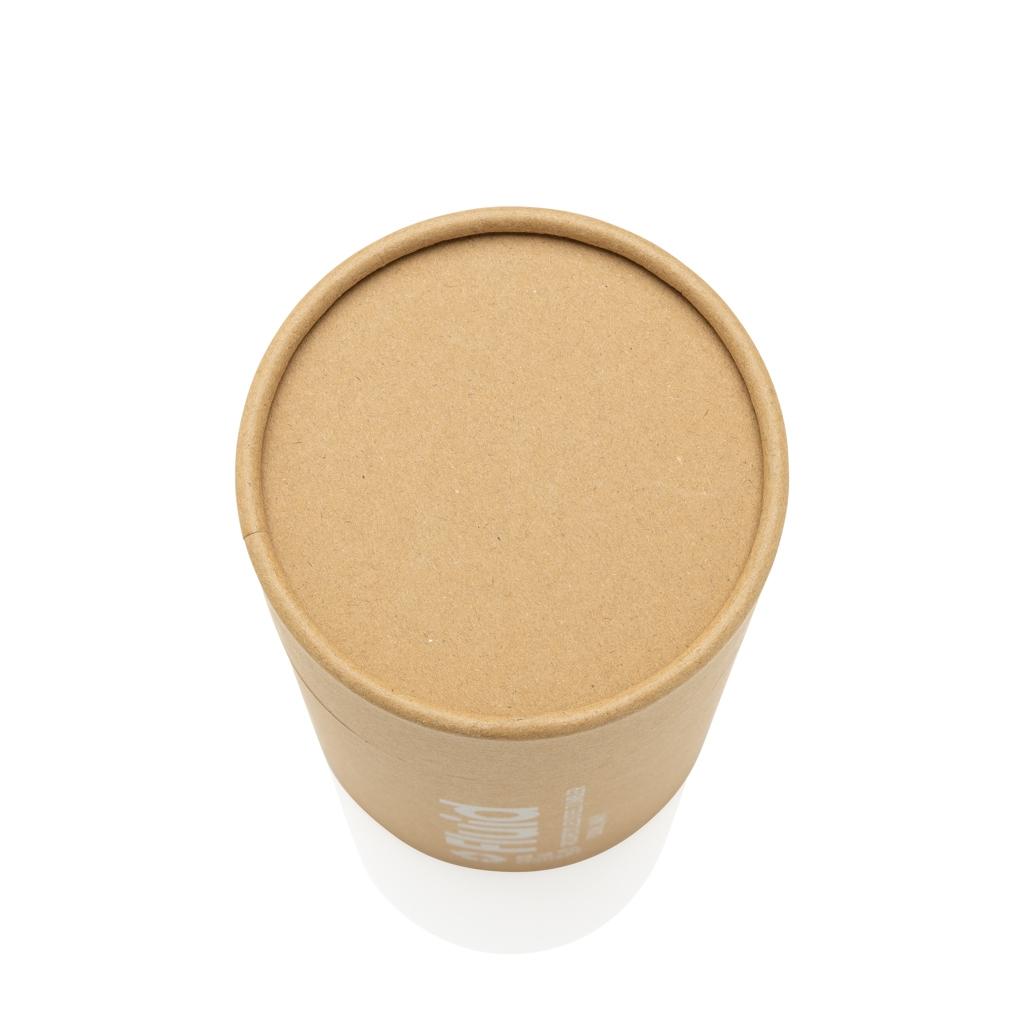 Fluid RCS certified recycled steel tumbler 500ml transparent