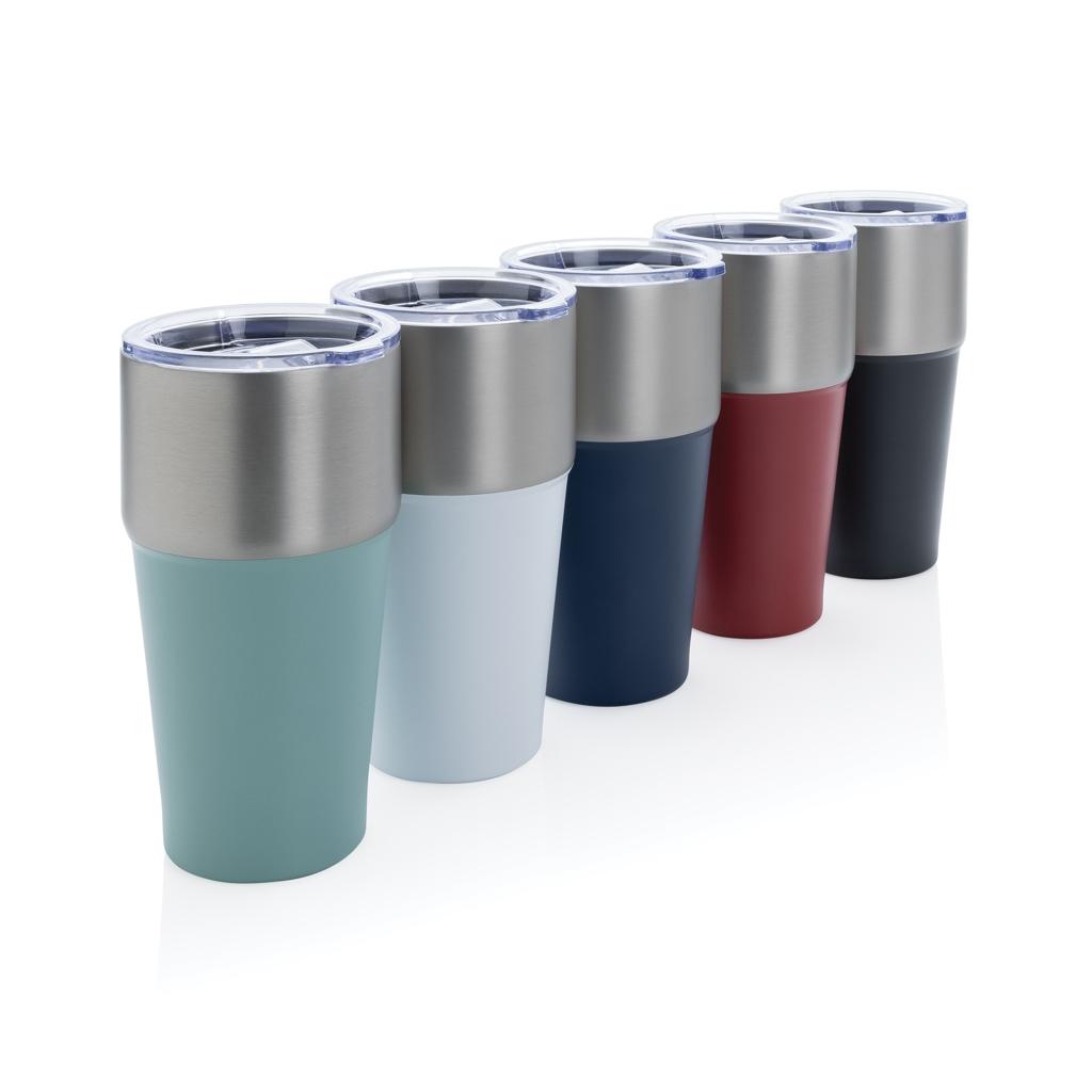 Fluid RCS certified recycled steel tumbler 500ml green