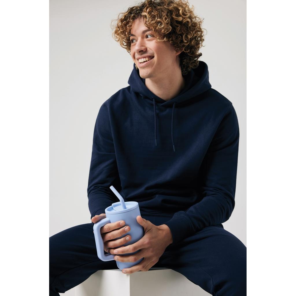 Cube RCS certified recycled steel mug 800ml light blue